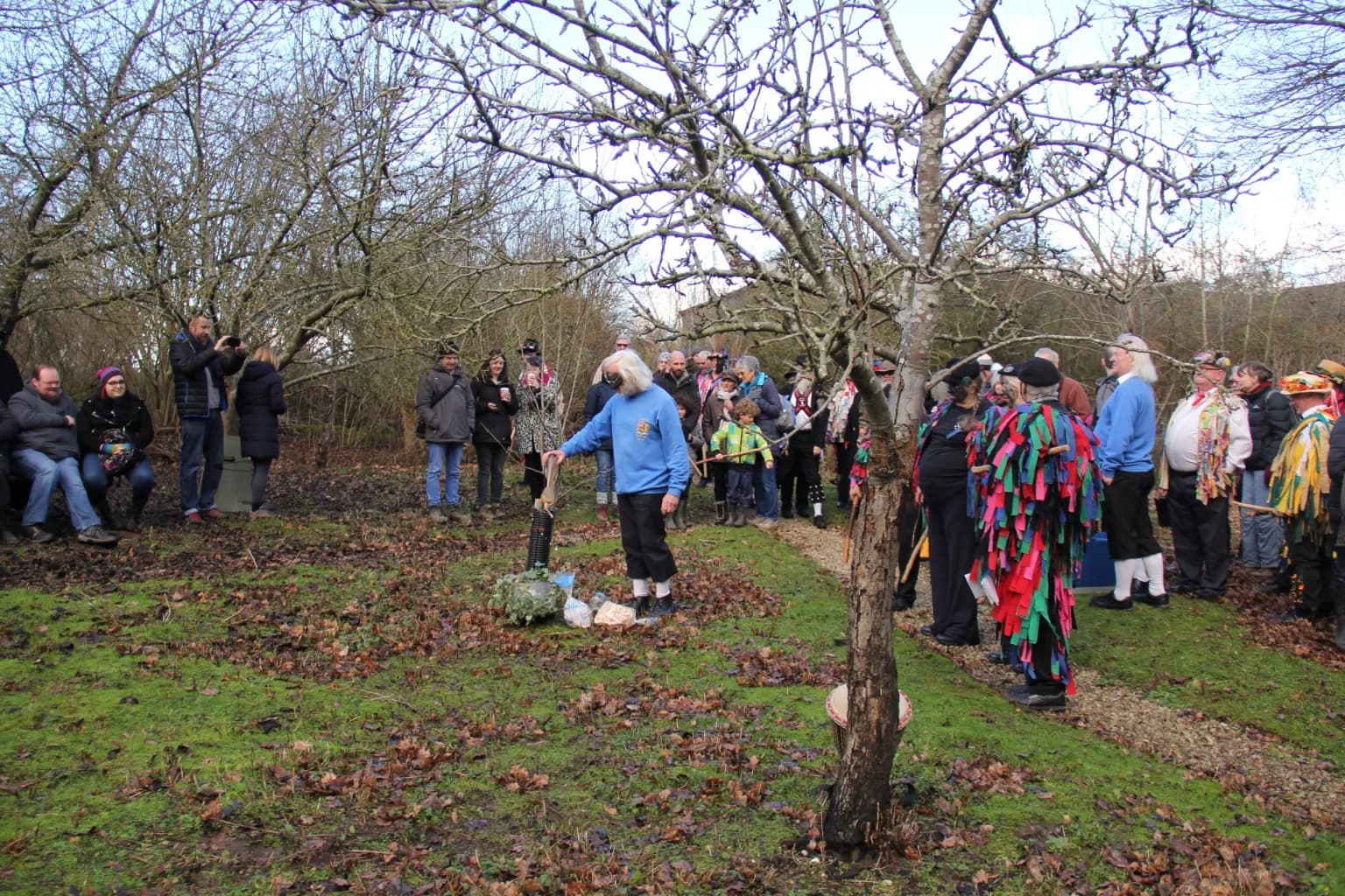 Ceremonial wassailing